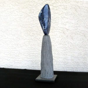 Blue Flame Abstract Sculpture Texas Hill Country Artist David Day